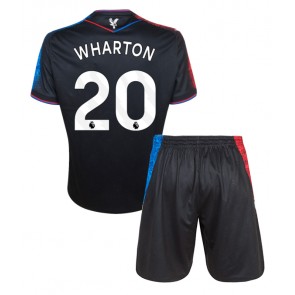 Crystal Palace Adam Wharton #20 Dětské Alternativní dres komplet 2024-25 Krátký Rukáv (+ trenýrky)